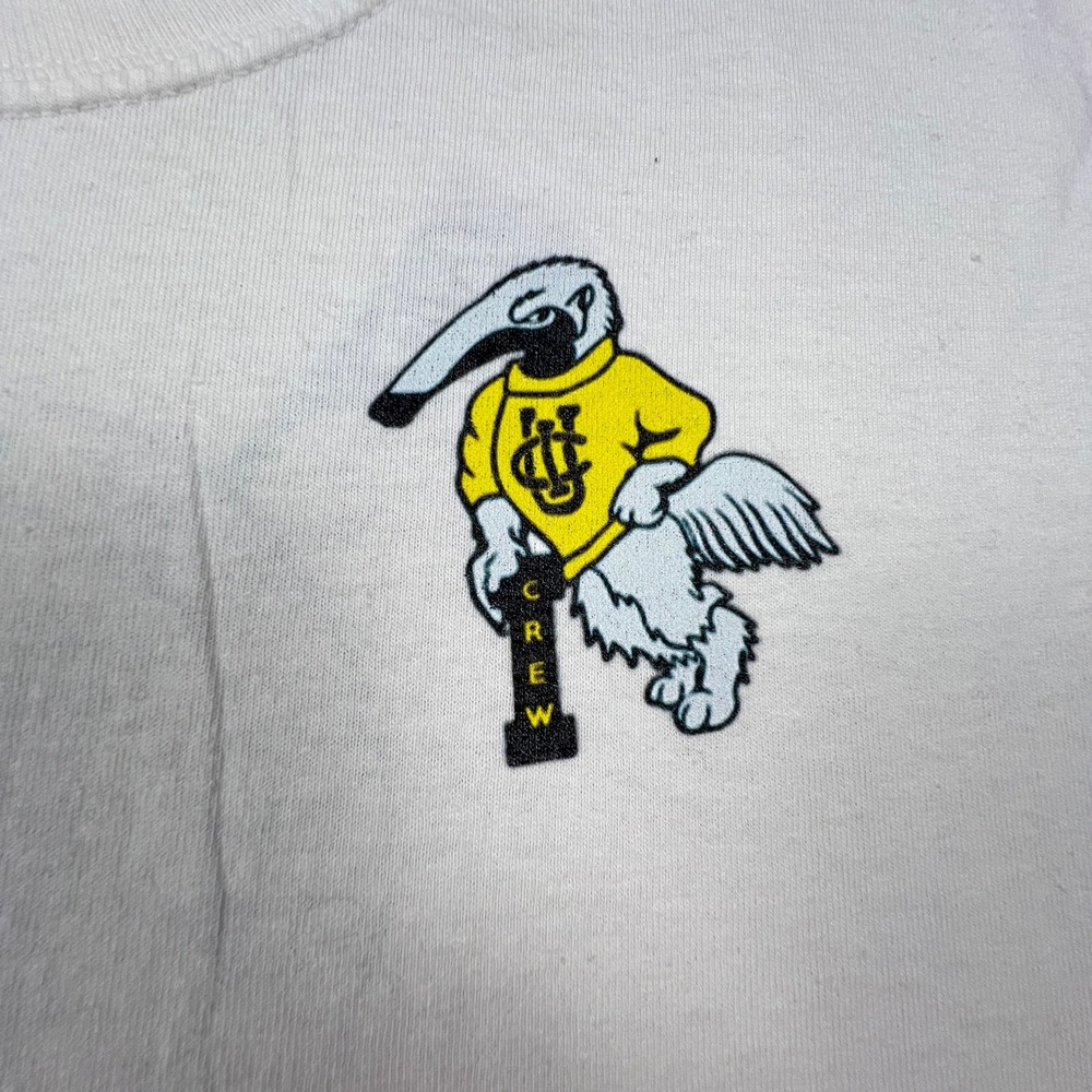 Gildan UC Irvine Rowing T-Shirt Mens Large White Anteaters Crew Collegiate Tee
